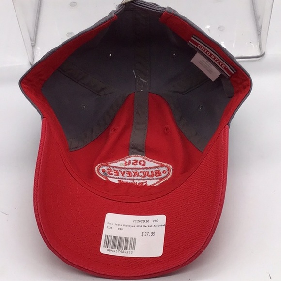 🌼3/$13🌼BUNDLE DEAL! Unisex OSU Buckeyes Red/Gray Cap - Picture 5 of 6